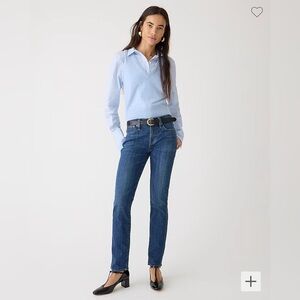 J Crew 9" vintage slim-straight jean in Dark Blue Wash